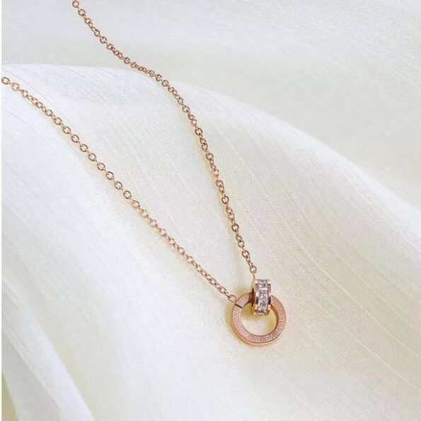 Pink Antler Pendant Chain for Girls Women|Birthday & An...