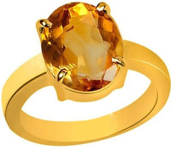 5.25 Ratti Stone Ring Oval Shape Faceted Cut Adjustable...