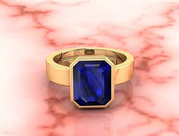 Sky Blue Zircon 7.00 Ratti Gemstone Ring For Men And Wo...