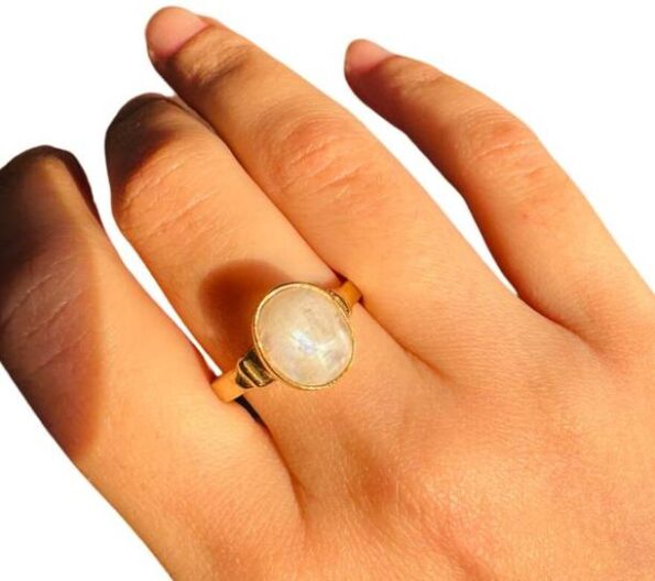 Natural 7.25 Ratti Zircon Gemstone Adjustable Ring With...