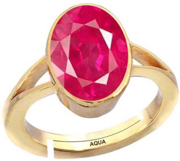 Neelam Ring { Blue Sapphire ] Stone Sapphire Copper Pla...