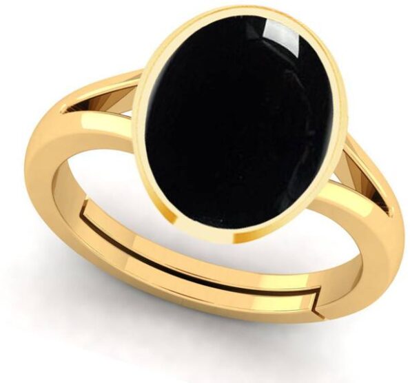 Natural 9.25 Ratti Hakik Agate Gemstone Ring Brass Agat...