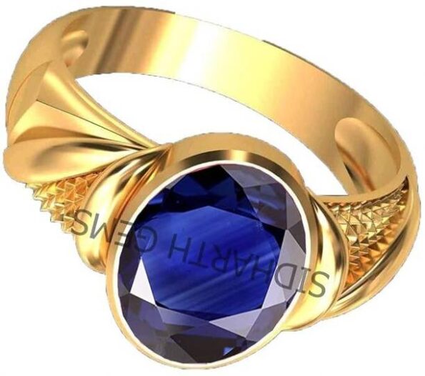 9.25 Ratti Yellow Sapphire Pukhraj Gemstone Ring Gold f...