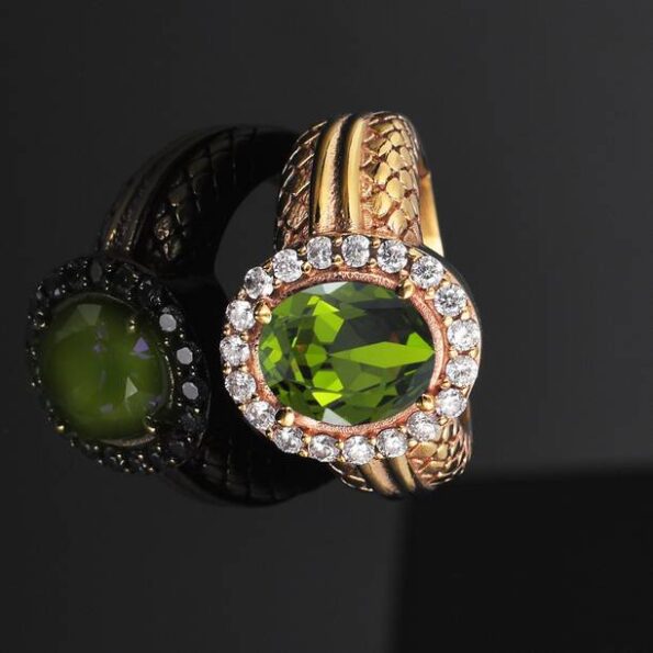 12.25 Ratti Moonstone Gemstone Adjustable Ring With Lab...