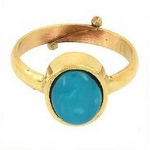 9 Real Navratan Ring with Certificate in Ashtadhatu met...