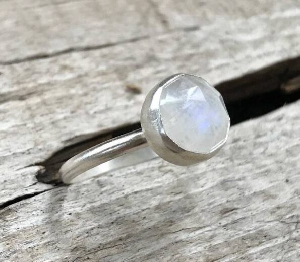 Blue Sapphire/Neelam Gemstone Panchdhatu Adjustable Rin...
