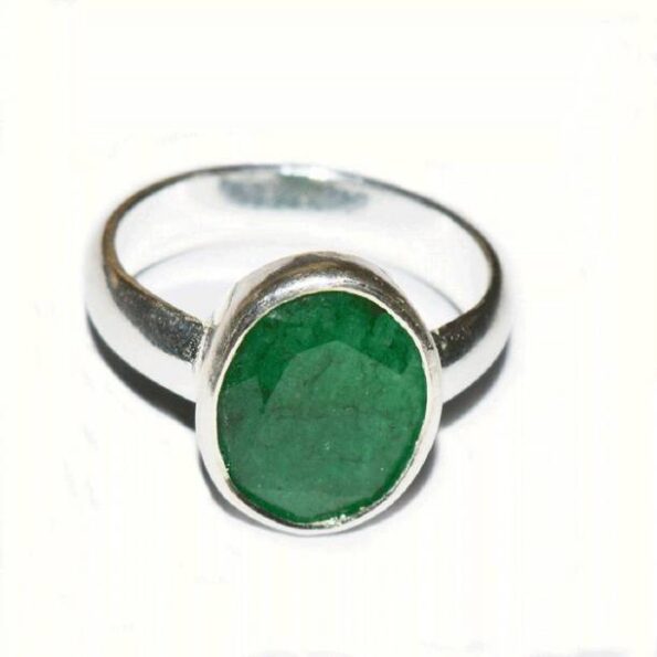 Green Zircon 6.00 Ratti Gemstone Ring For Men And Women...