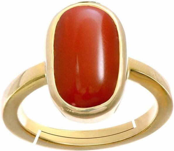 7.25 Ratti Zircon Gemstone Adjustable Ring With Lab Cer...