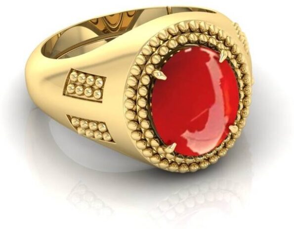 Emerald / Green Stone Panna Ring Stone Emerald Gold Pla...