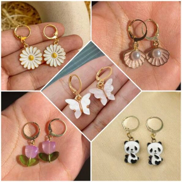 Gorgeous Pearl Earrings For Women & Girls Cubic Zirconi...