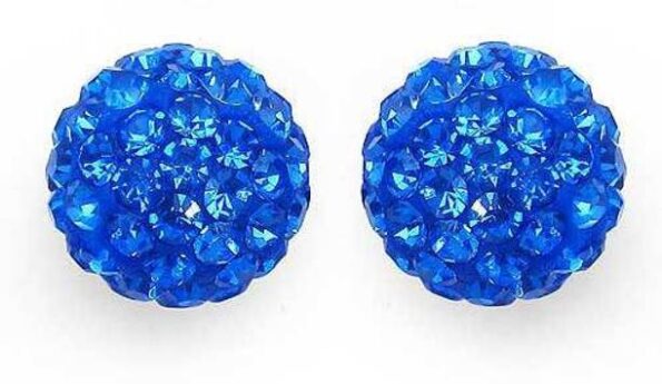 Mirage - Blue traditional triangle Kundan and Carved St...