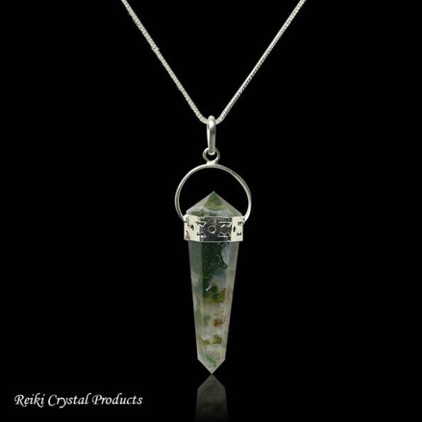 Rhodium-Plated Emerald Dream Green American Diamond Pen...