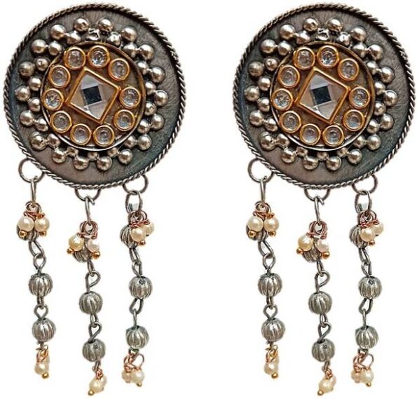 Ethnic Detailed Mirror work stone studded Traditional F...