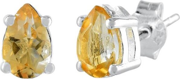 Spring Crystal Sterling Silver Stud Earring