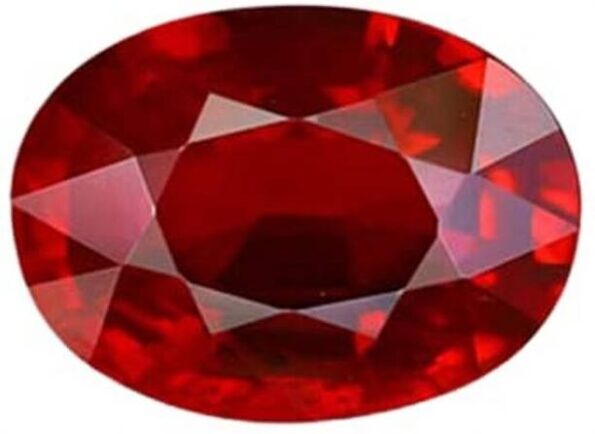 6.25 Ratti Ruby Stone Manik Stone Loose Gemstone Ruby S...