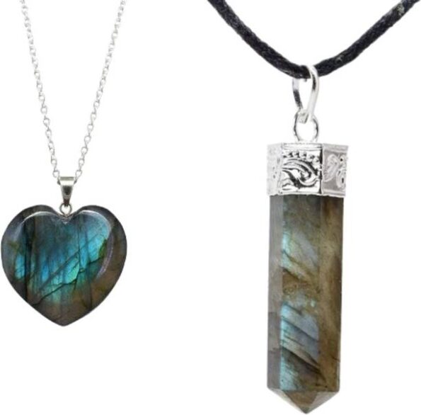Natural Black Onyx Gemstone Pendant Locket with Chain O...
