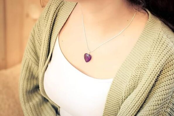 Rhodium Swarovski Crystal Silver Pendant
