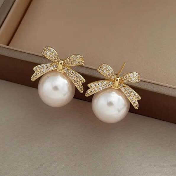 Stone Studded Dangler Earrings Cubic Zirconia Alloy Dro...