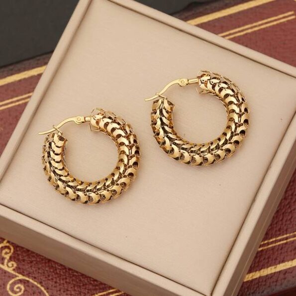 Austrian Diamonds Silver Bali Earring For Women and Gir...