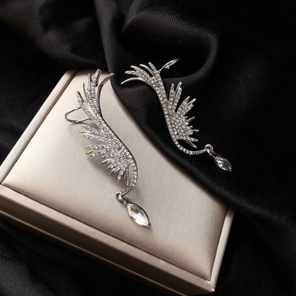 Flower Earrings Long Earrings Floral Earrings Korean Ea...