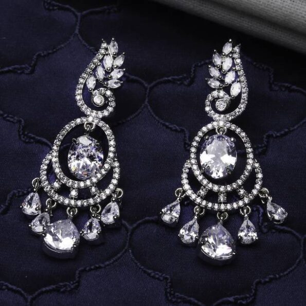 Gold Plated Tear drop Earrings for Women/Girls| Gifts F...
