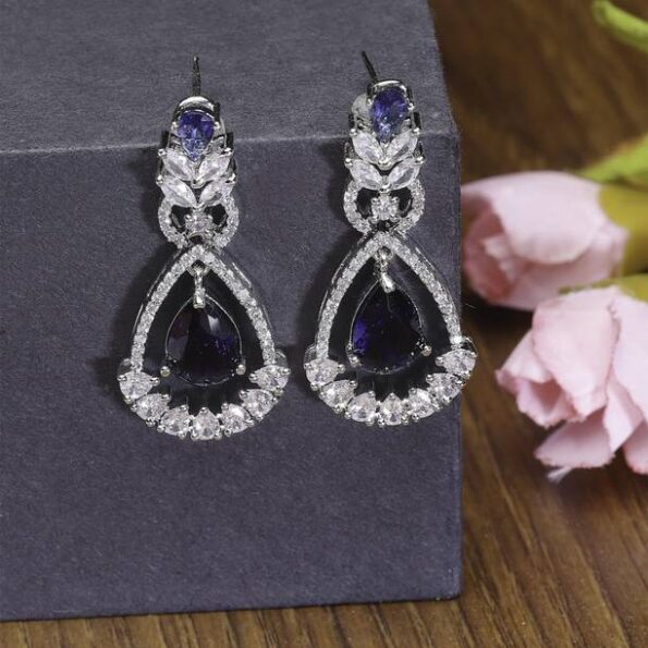 Heart Flower Earrings For Women Floral Earrings Korean ...