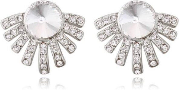 American Diamond Look Crystal Alloy Stud Earring